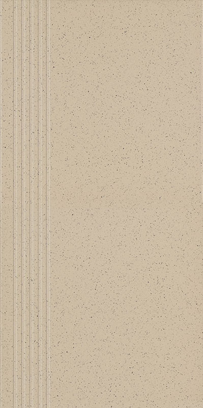 Сходинка Paradyz Bazo Beige Stopnica Prosta Nacinana Sol-Pieprz Mat. 29,8х59,8 см QN--298X598-1-BAZO.BESP