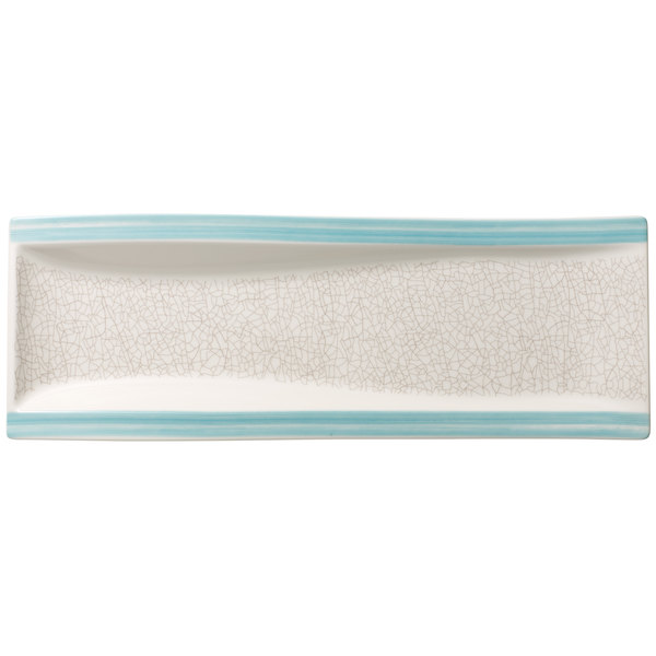 Tарелка для закусок Villeroy & Boch Amarah Aquamarin 42x15см бирюзовый 16-4019-2596