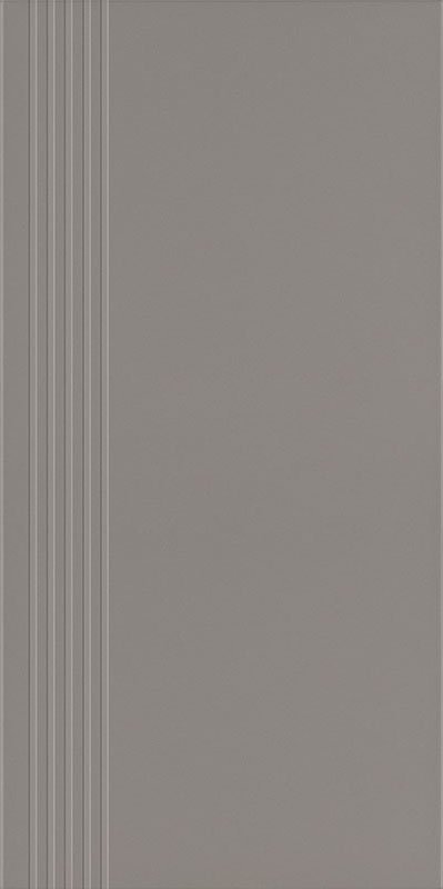 Сходинка Paradyz Bazo Grys Stopnica Prosta Nacinana Monokolor Mat. 29,8х59,8 см  QN--298X598-1-BAZO.GRSPMO