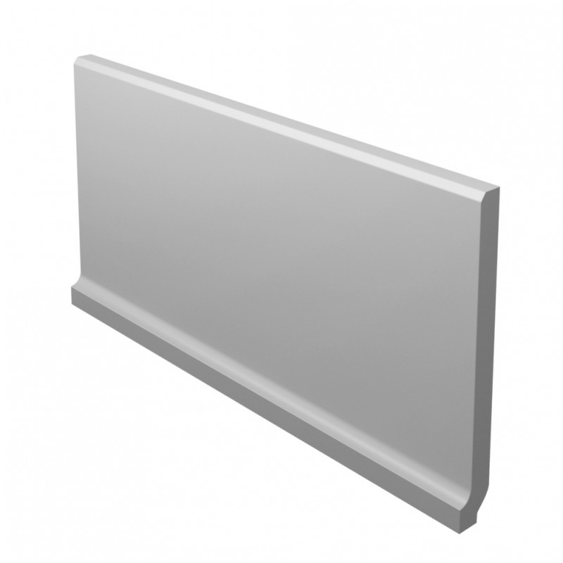 Плінтус Paradyz Bazo Grys Cokol Wywiniety Monokolor Mat. 10х19,8 см C---100X198-1-BAZO.GRUNW