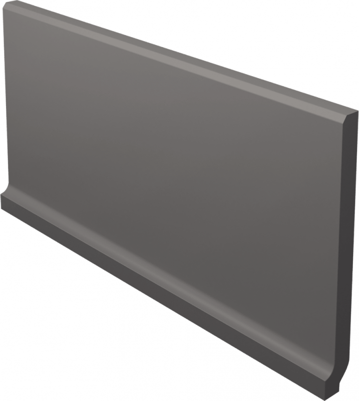 Плінтус Paradyz Bazo Nero Cokol Wywiniety Monokolor Mat. 10х19,8 см C---100X198-1-BAZO.NEUNW