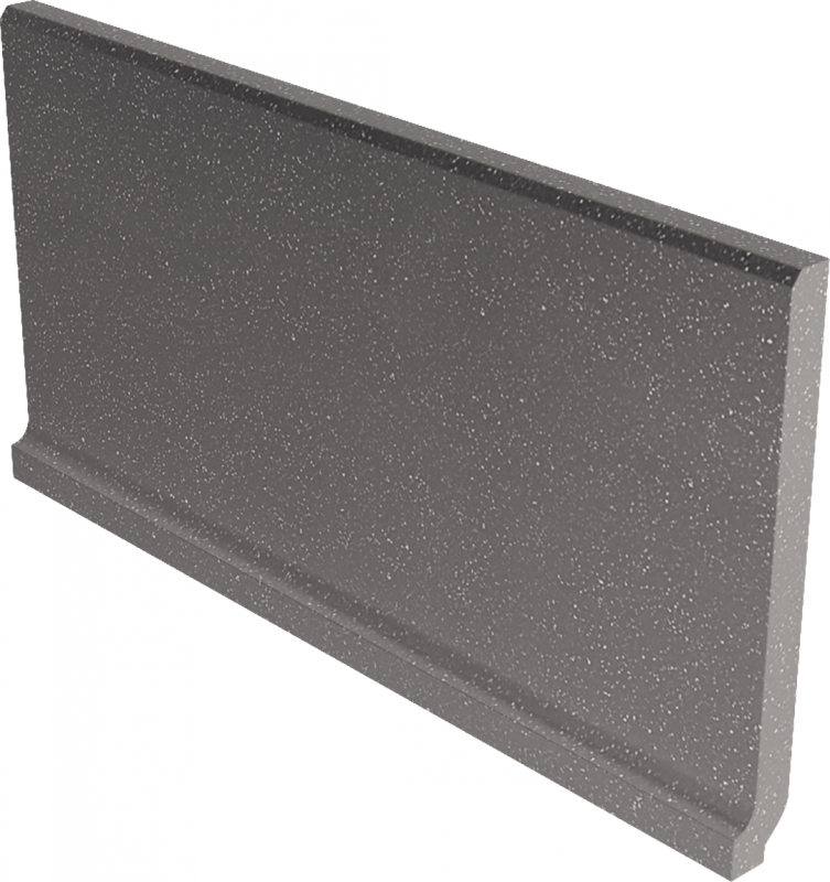 Плінтус Paradyz Bazo Nero Cokol Wywiniety Sol-Pieprz Mat. 10х19,8 см C---100X198-1-BAZO.NEPOW