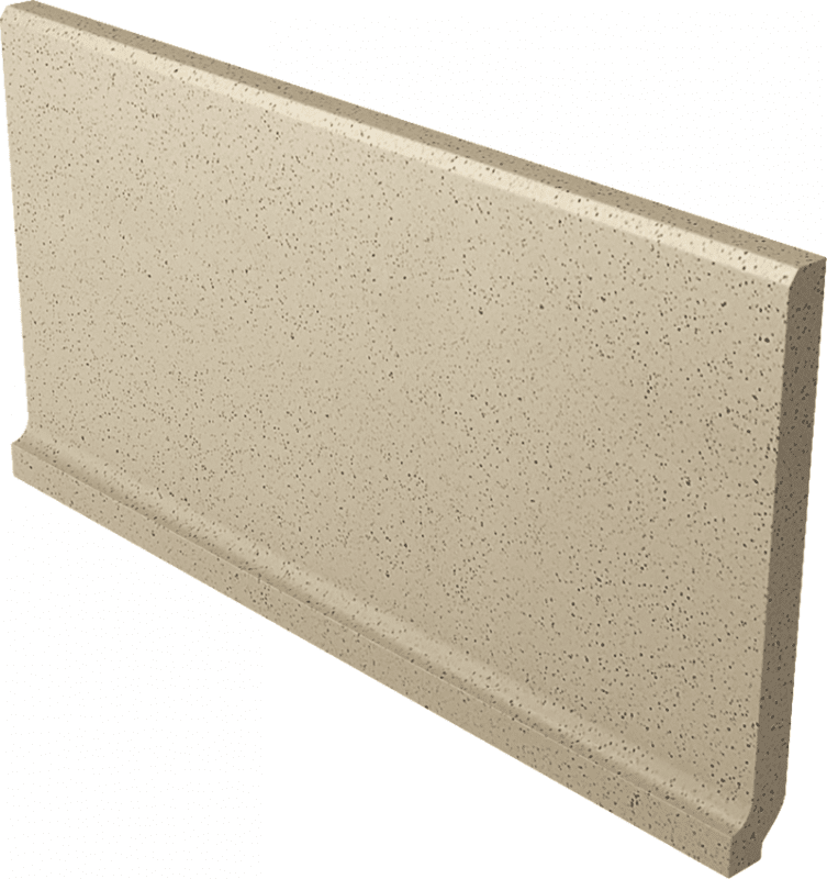 Плинтус Paradyz Bazo Beige Cokol Wywiniety Sol-Pieprz Mat. 10х19,8 см C---100X198-1-BAZO.BEPOW