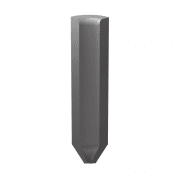 Профиль Paradyz Bazo Nero Profil Wewnetrzny Monokolor Ostry 3х10 см K---030X100-1-BAZO.NEUNWO