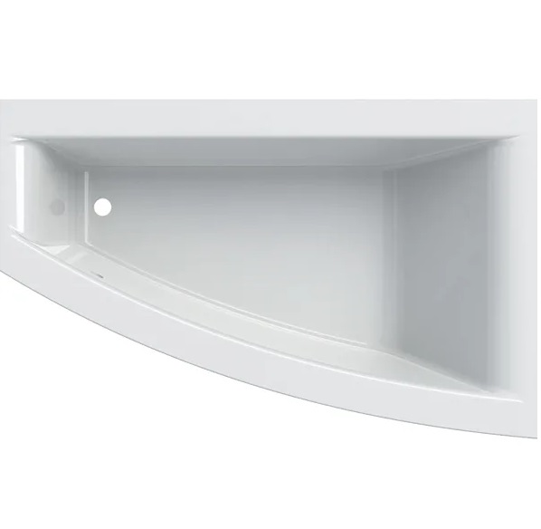 Ванна акрилова Geberit Selnova Square 170x105 випуск зліва з ніжками білий 554.291.01.1