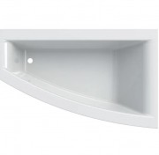 Ванна акриловая Geberit Selnova Square 170x105 выпуск слева с ножками белый 554.291.01.1