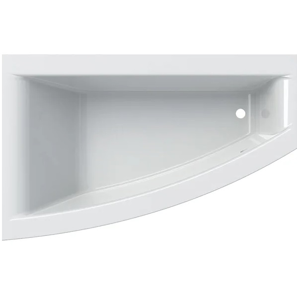Ванна акриловая Geberit Selnova Square 160x100 выпуск справа с ножками белый 554.292.01.1