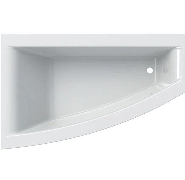 Ванна акриловая Geberit Selnova Square 160x100 выпуск справа с ножками белый 554.292.01.1