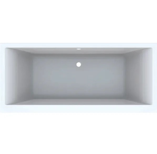 Ванна акриловая Geberit Selnova Square Duo прямоугольная 180x80 с ножками белый 554.387.01.1