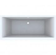 Ванна акрилова Geberit Selnova Square Duo прямокутна 180x80 з ніжками білий 554.387.01.1