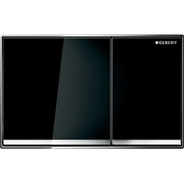 Кнопка смыва для унитаза Geberit Omega60 двойной смыв лава/глянцевый хром 115.081.JK.1