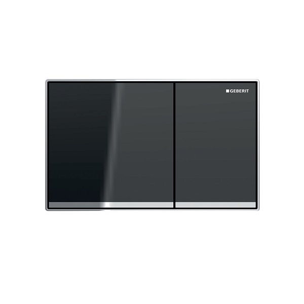 Кнопка змиву для унітазу Geberit Sigma60 подвійний змив лава/глянцевий хром 115.640.JK.1