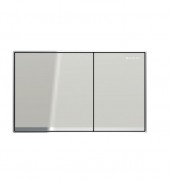 Кнопка смыва для унитаза Geberit Sigma60 двойной смыв песочно-серый/глянцевый хром 115.640.JL.1