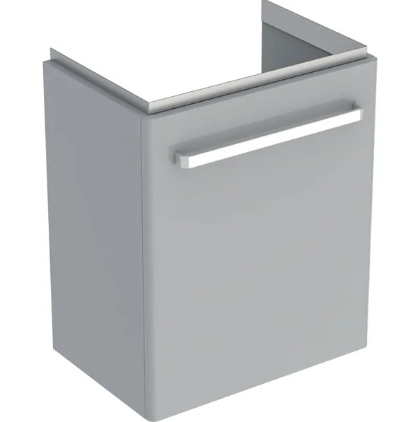 Тумба под раковину Geberit Selnova Compact 50х36,7 см МДФ светло-серый 501.491.00.1