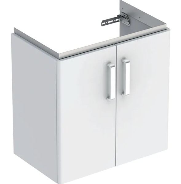 Тумба під раковину Geberit Selnova Compact 59,7х39,7 см МДФ білий 501.658.01.1