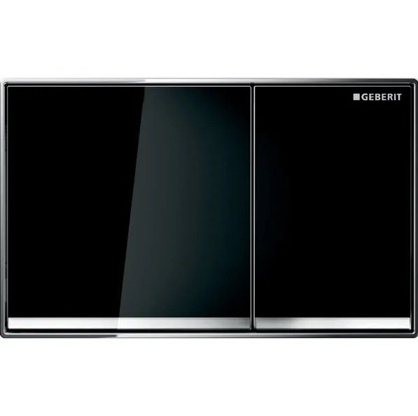 Кнопка смыва для унитаза Geberit Omega60 двойной смыв лава/глянцевый хром 115.081.JK.1