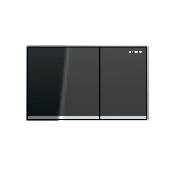 Кнопка змиву для унітазу Geberit Sigma60 подвійний змив лава/глянцевий хром 115.640.JK.1