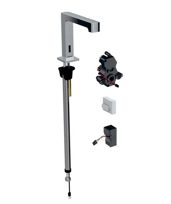 Змішувач для раковини Geberit Brenta електронний з термостатом живлення від мережі хром 116.197.21.1