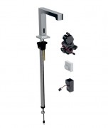 Змішувач для раковини Geberit Brenta електронний з термостатом живлення від мережі хром 116.197.21.1