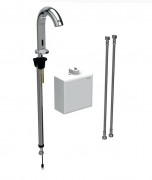 Смеситель для раковины Geberit Piave электронный с термостатом питание от батареи хром 116.168.21.1