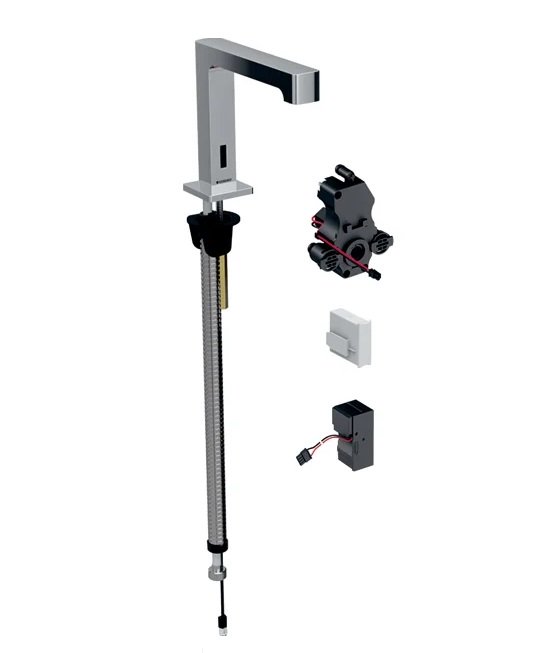 Змішувач для раковини Geberit Brenta електронний з термостатом живлення від мережі хром 116.197.21.1