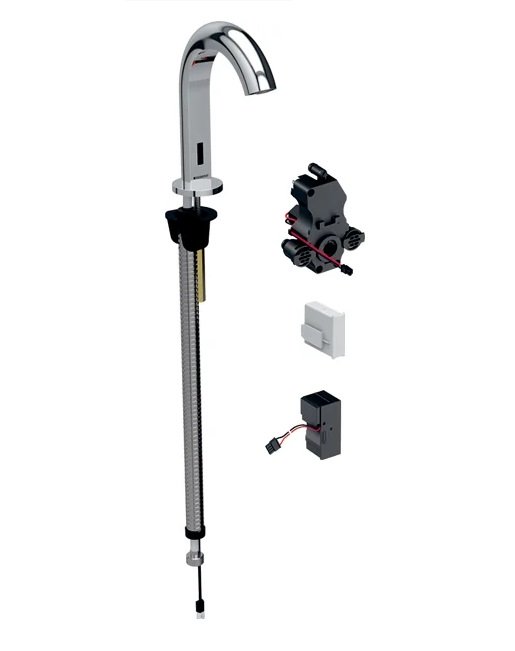 Смеситель для раковины Geberit Piave электронный с термостатом питание от сети хром 116.187.21.1