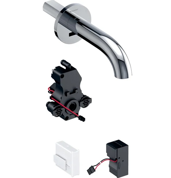 Змішувач для раковини Geberit Piave електронний з термостатом живлення від мережі хром 116.287.21.1