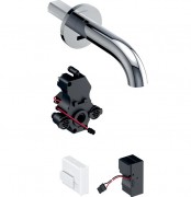 Змішувач для раковини Geberit Piave електронний з термостатом живлення від мережі хром 116.287.21.1