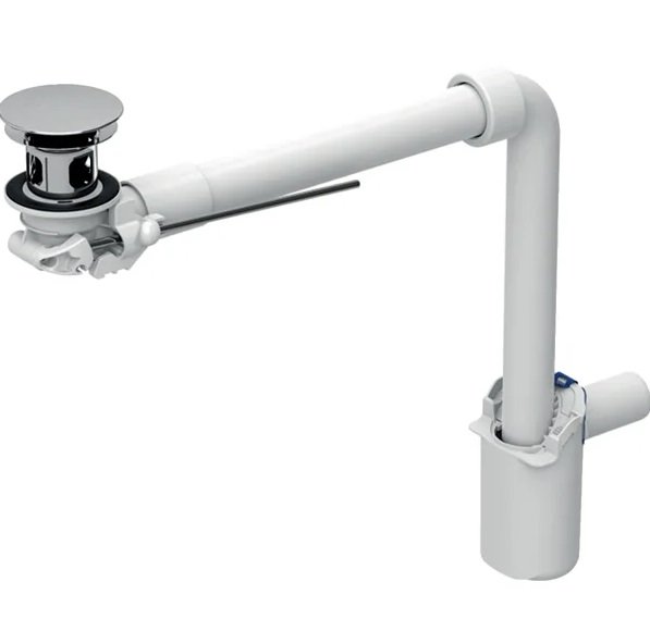 Сифон для раковины Geberit пластик/металл хром 152.072.21.1