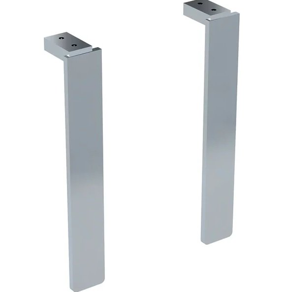 Комплект ножек для тумбы Geberit Selnova Square 20,2 см глянцевый хром 500.199.21.1