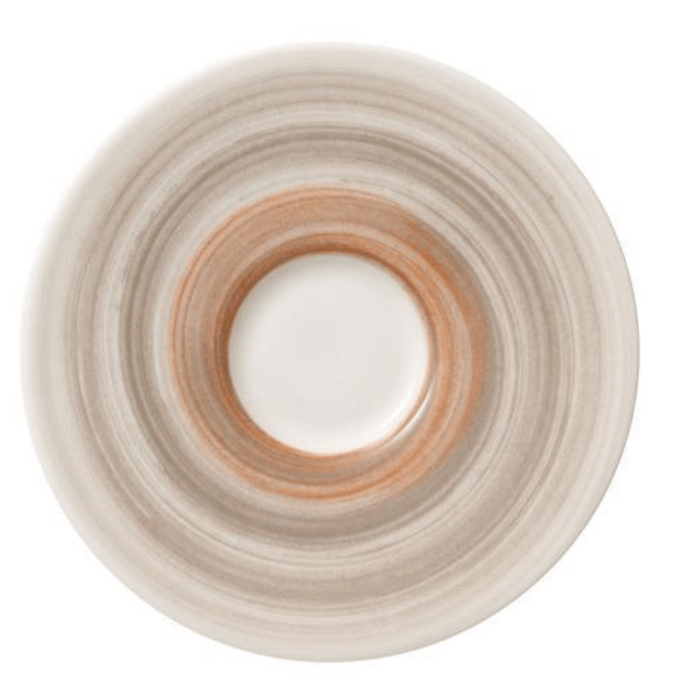 Блюдце Villeroy & Boch Amarah Taupe 12см слоновая кость-красный 16-4021-1430