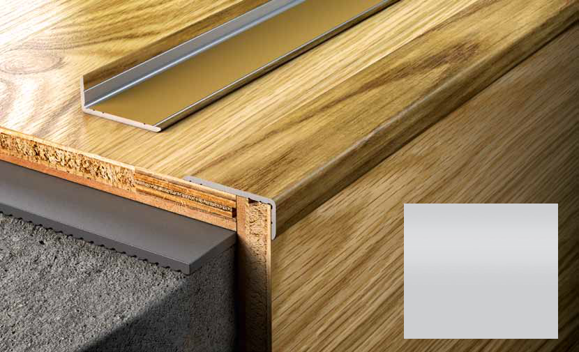 Лестничный профиль Salag Stratus S01 0.91 м серебряный анoдированный S01111