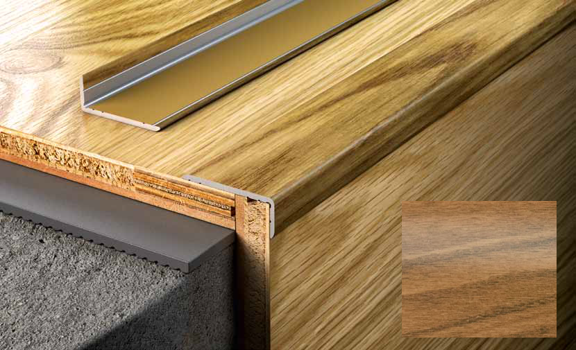 Лестничный профиль Salag Stratus S01 0.91 м орех S01106