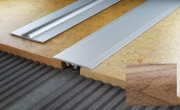 Алюмінієвий поріг Salag Stratus S12 з клеєм 1.82 м мербау S12C17