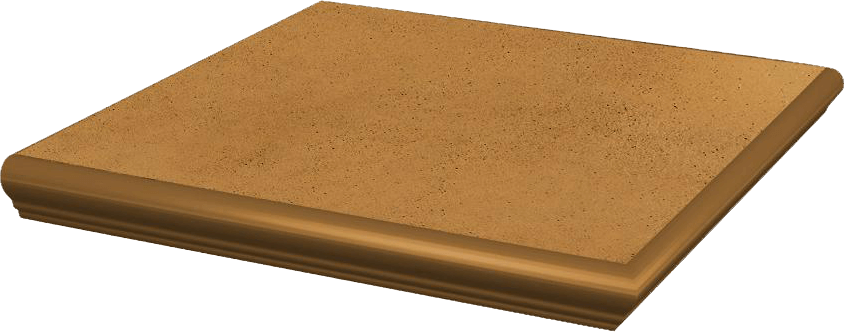 Сходинка з капіносом кутова Paradyz Aquarius Brown Kapinos Stopnica Narozna 33х33 см Z---330X330-1-AQUS.BRKN