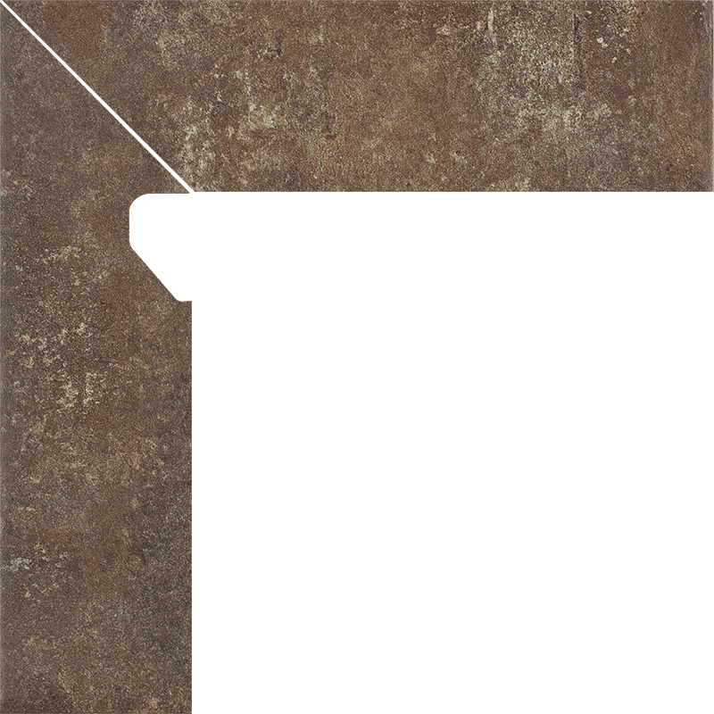 Плинтус Paradyz Ilario Brown Cokol 2 El.-Lewy 8,1X30 см Z---081X300-1-ILAR.BRLE-C