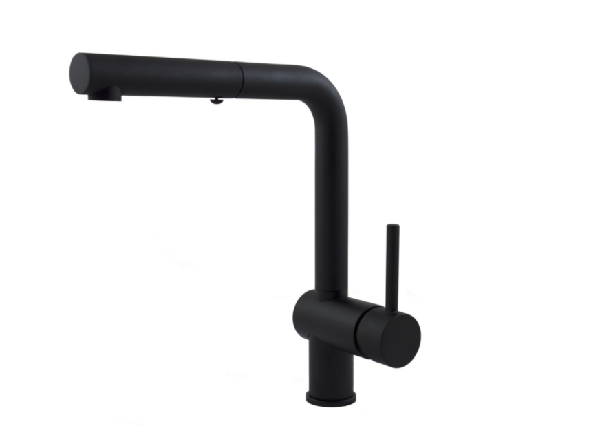 Смеситель для кухни Paffoni Light черный матовий LIG 285 NO MET