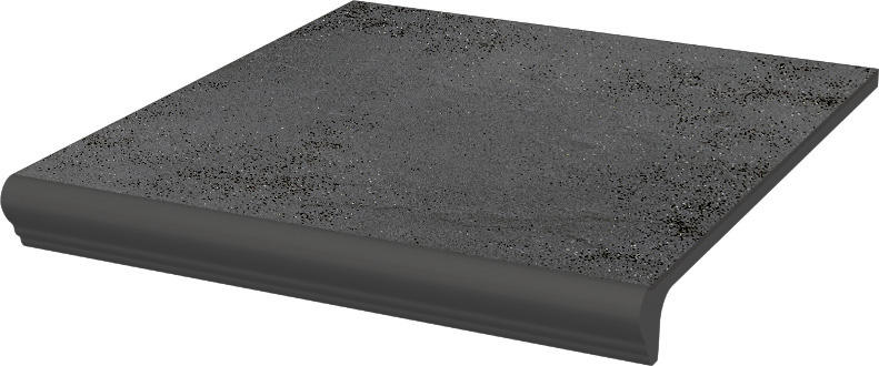 Ступінь з капіносом Paradyz Semir Grafit Kapinos Stopnica Prosta 30х33 см Z---300X330-1-SEMI.GTKP