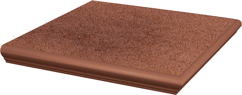 Ступень угловая с капиносом Paradyz Taurus Brown Kapinos Stopnica Narozna 33х33 см Z---330X330-1-TAUR.BRKN