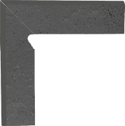 Плинтус Paradyz Semir Grafit Cokol 2 El.-Lewy 8,1X30 см Z---081X300-1-SEMI.GTLE-C