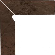 Плінтус Paradyz Semir Brown Cokol 2 El.-Lewy 8,1X30 см Z---081X300-1-SEMI.BRLE-C