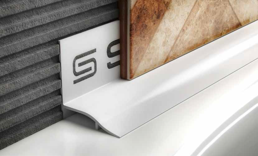 Профіль для ванн під плитку Salag 1.85 м ПВХ білий 062101