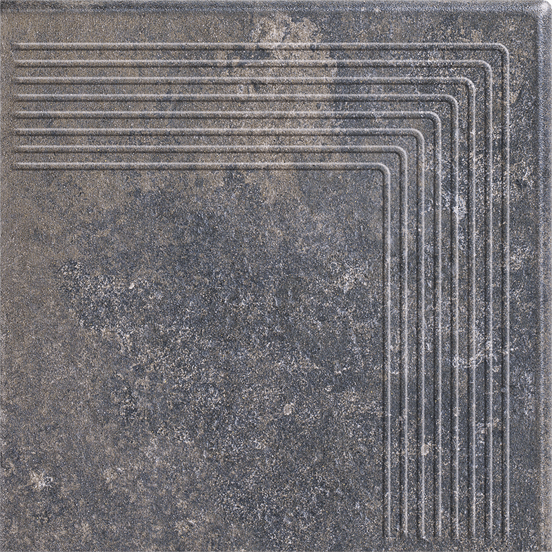 Ступень угловая Paradyz Viano Antracite Stopnica Narozna 30х30 см Z---300X300-1-VIAN.ANSN-2
