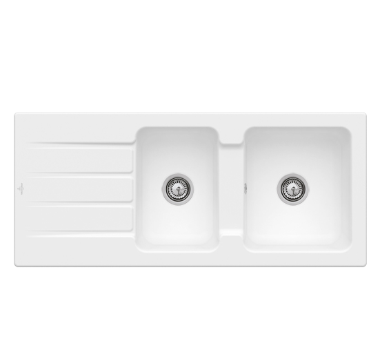 Мойка для кухни Villeroy & Boch Architectura 80 116х51 см керамика stone white 338001RW