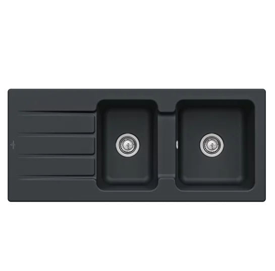 Мойка для кухни Villeroy & Boch Architectura 80 116х51 см керамика ebony 338001S5