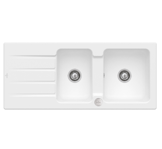 Мийка для кухні Villeroy & Boch Architectura 80 116х51 см кераміка stone white 338002RW