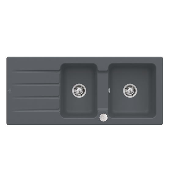 Мойка для кухни Villeroy & Boch Architectura 80 116х51 см керамика graphite 338002i4