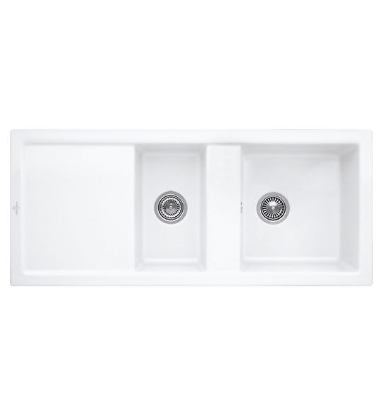 Мойка для кухни Villeroy & Boch Subway 80 116х51 см керамика stone white 672601RW