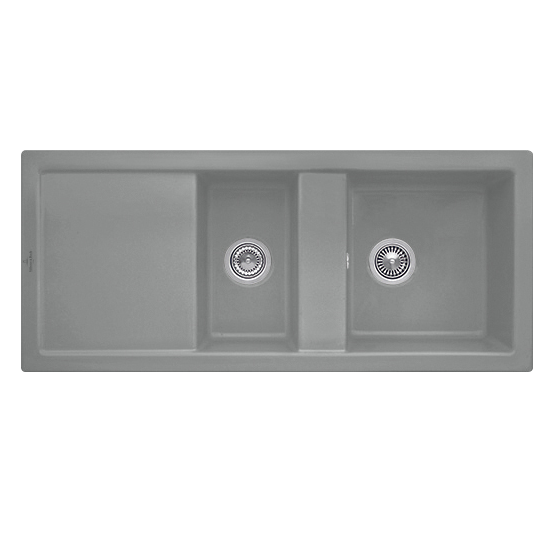 Мийка для кухні Villeroy & Boch Subway 80 116х51 см кераміка stone 672601SL