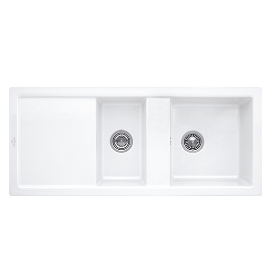 Мийка для кухні Villeroy & Boch Subway 80 116х51 см кераміка snow white 672601KG